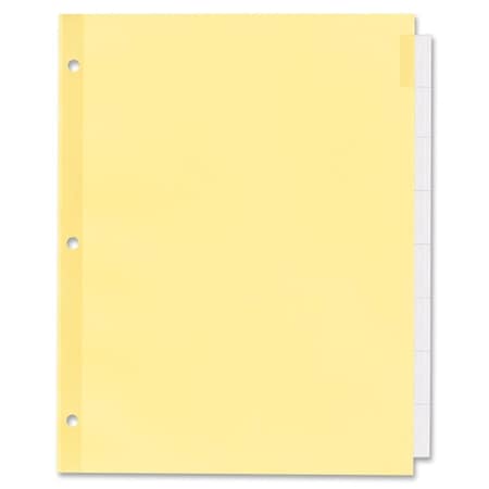 Workstationpro 8 Tab Office Essentials Economy Insertable Tab Dividers, Plastic - Clear TH128021